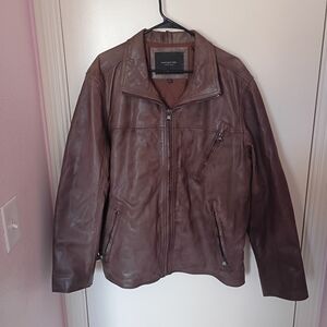 Marc New York Brown Leather Jacket